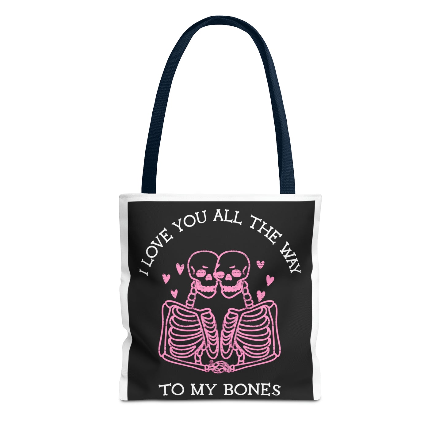 Valentine Skeleton Love Tote Bag (AOP) - Babaccam