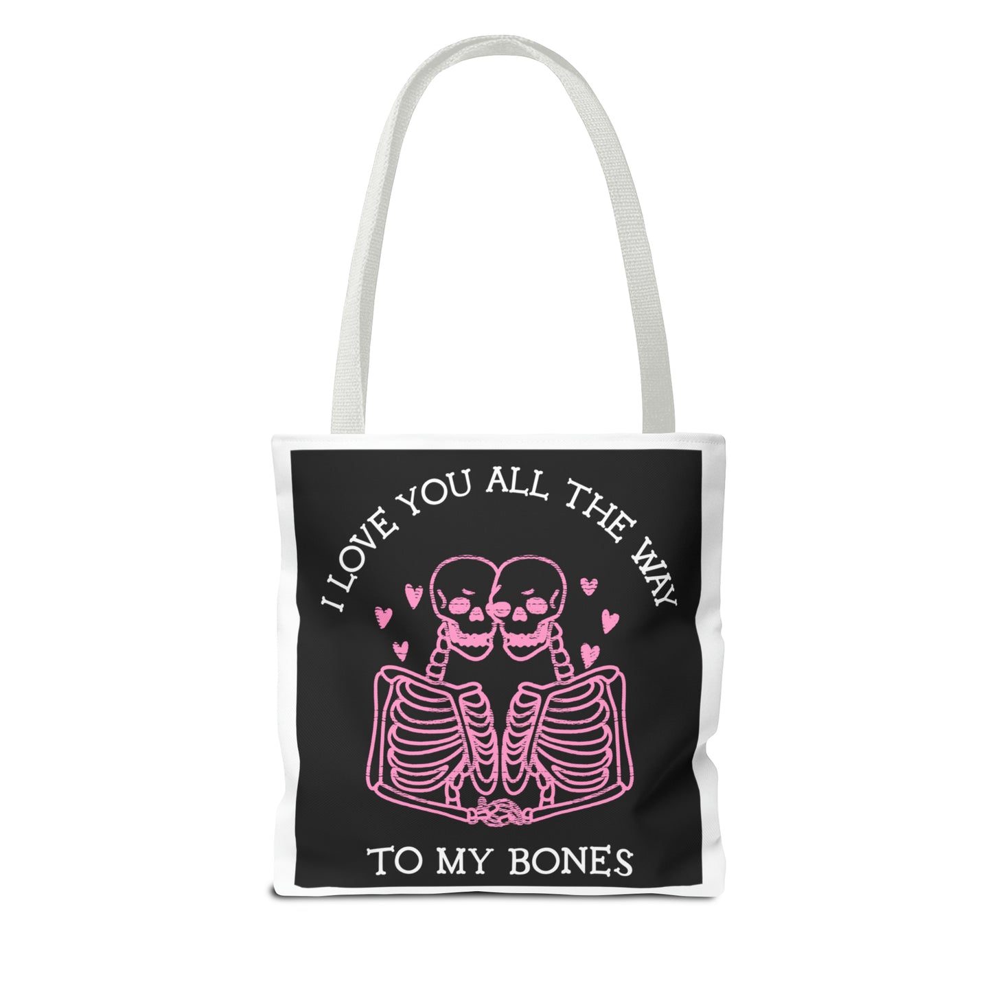 Valentine Skeleton Love Tote Bag (AOP) - Babaccam