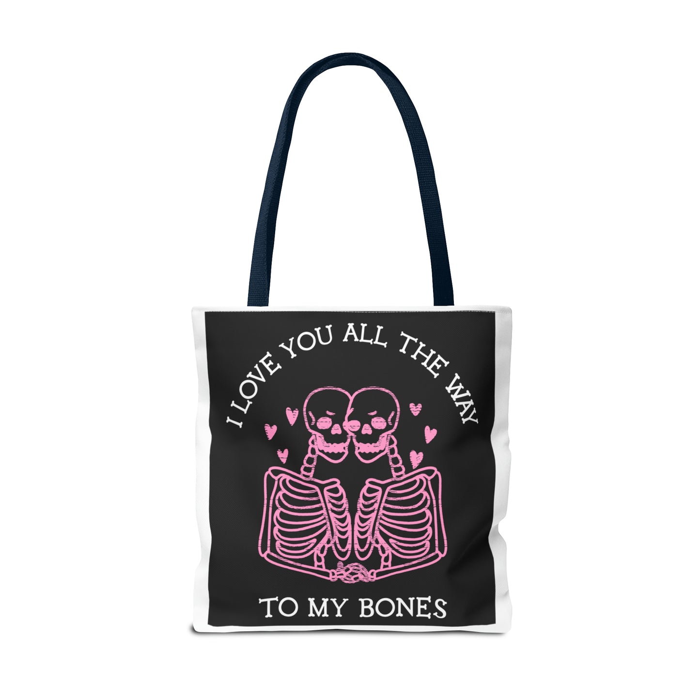 Valentine Skeleton Love Tote Bag (AOP) - Babaccam