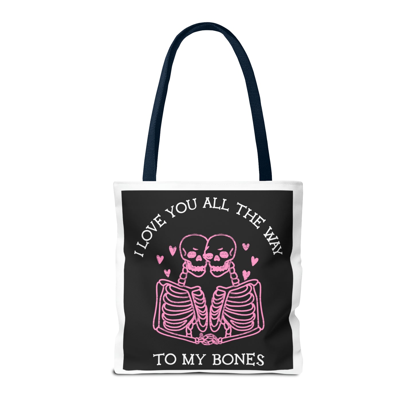 Valentine Skeleton Love Tote Bag (AOP) - Babaccam