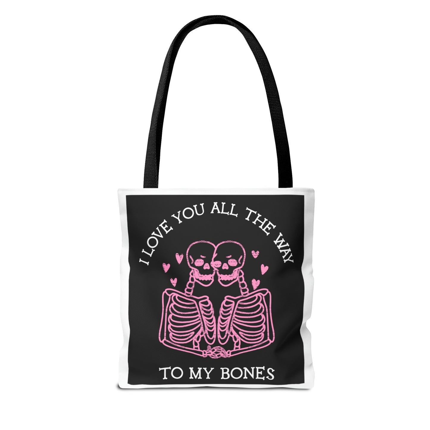 Valentine Skeleton Love Tote Bag (AOP) - Babaccam