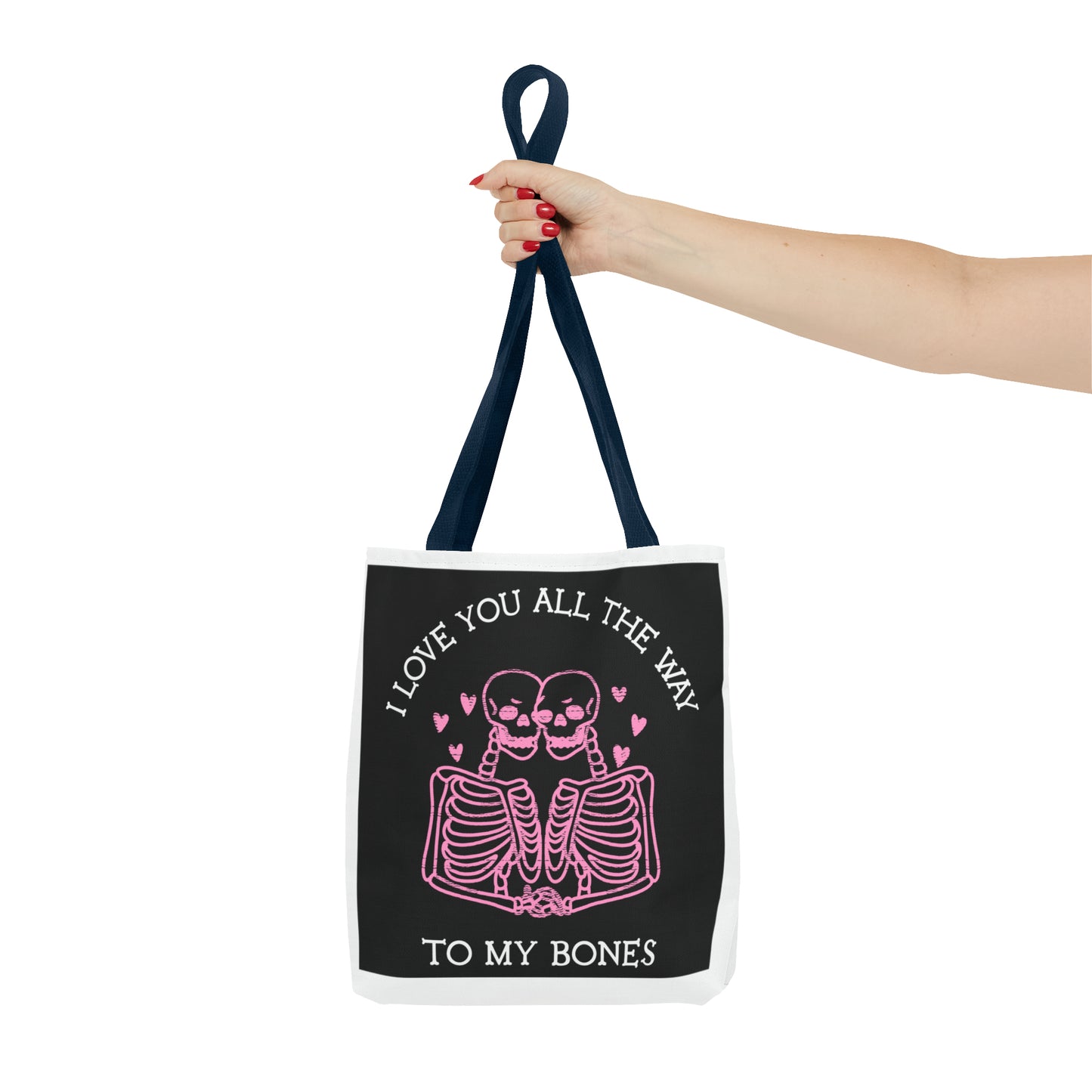 Valentine Skeleton Love Tote Bag (AOP) - Babaccam