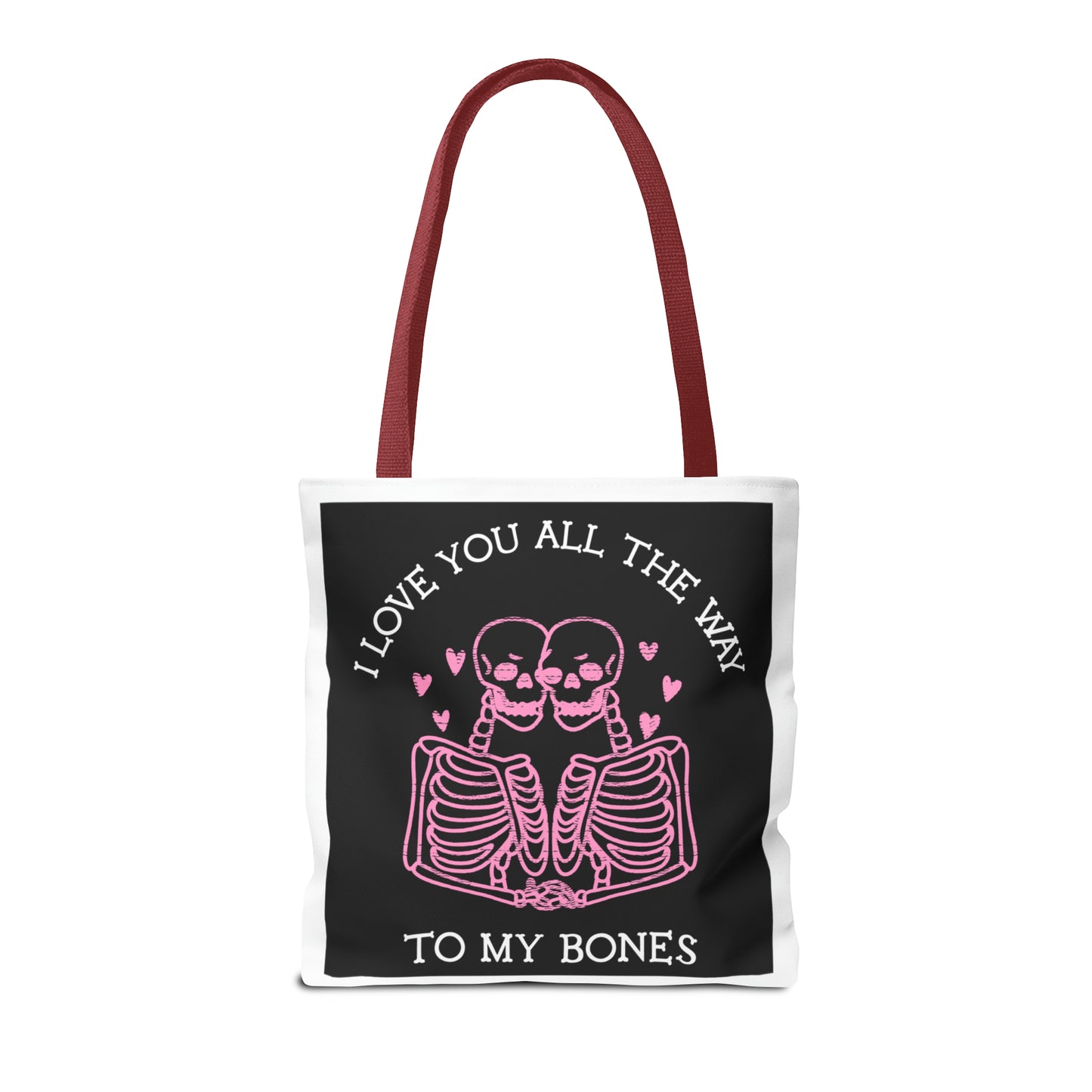 Valentine Skeleton Love Tote Bag (AOP) - Babaccam
