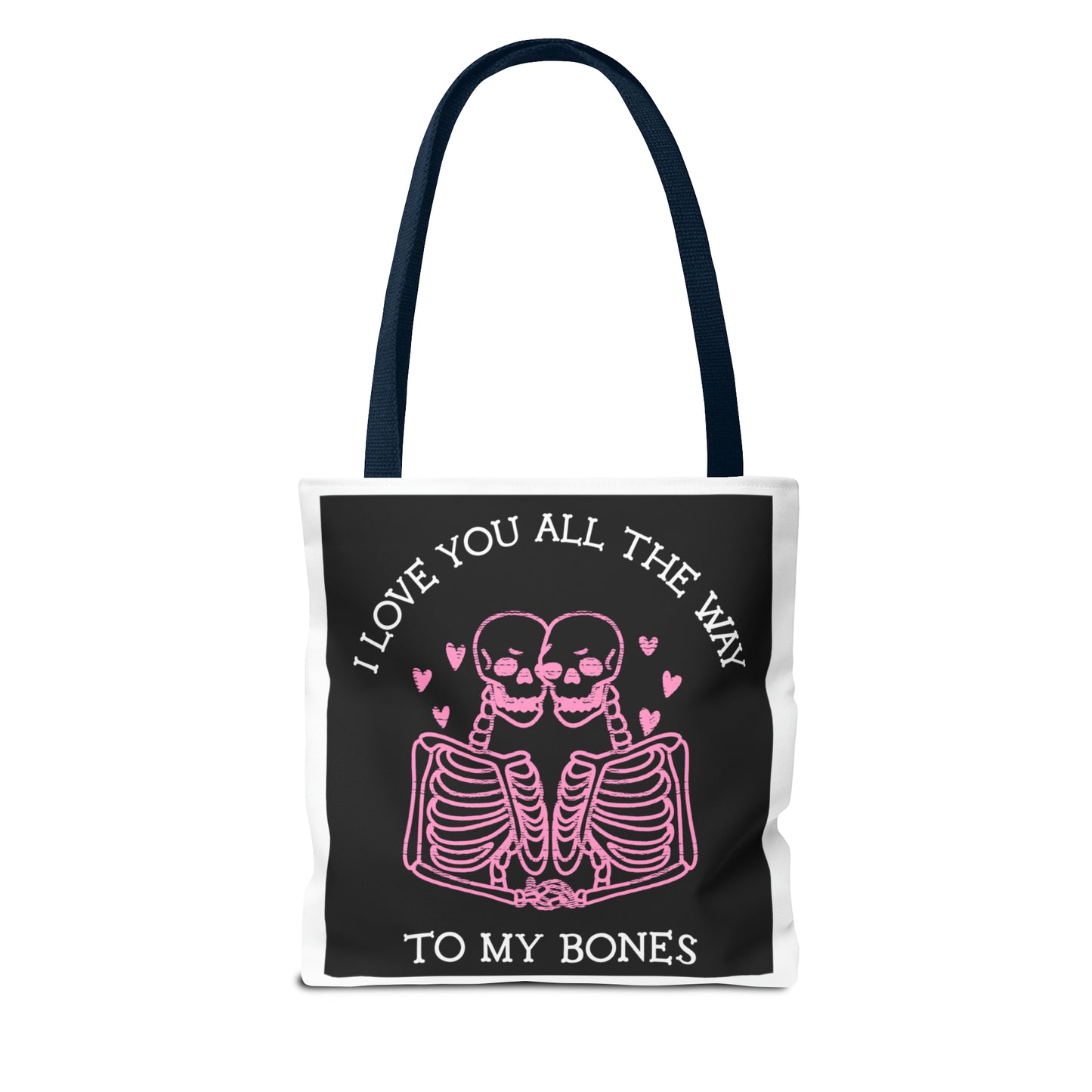 Valentine Skeleton Love Tote Bag (AOP) - Babaccam