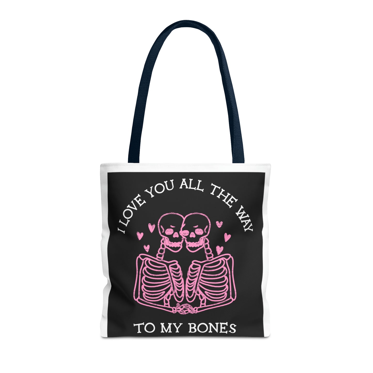 Valentine Skeleton Love Tote Bag (AOP) - Babaccam