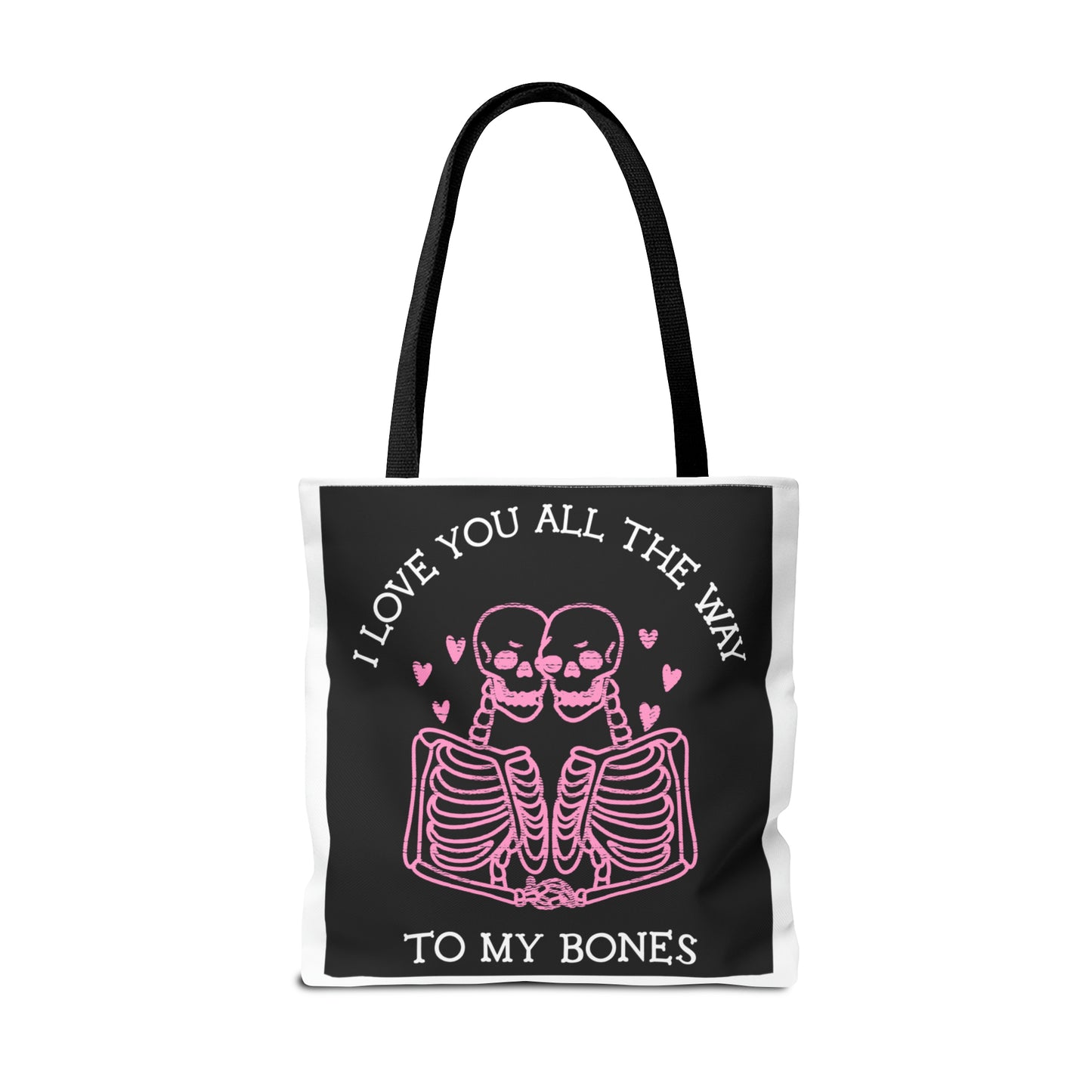 Valentine Skeleton Love Tote Bag (AOP) - Babaccam