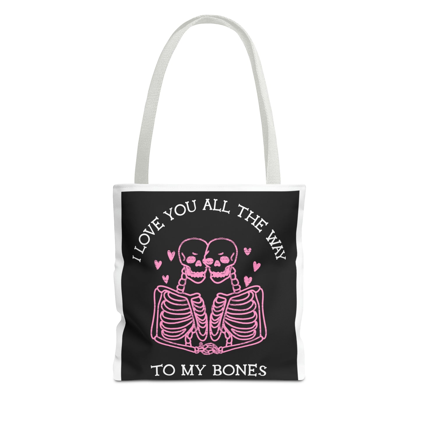 Valentine Skeleton Love Tote Bag (AOP) - Babaccam
