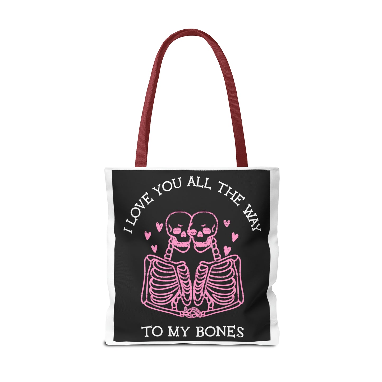 Valentine Skeleton Love Tote Bag (AOP) - Babaccam