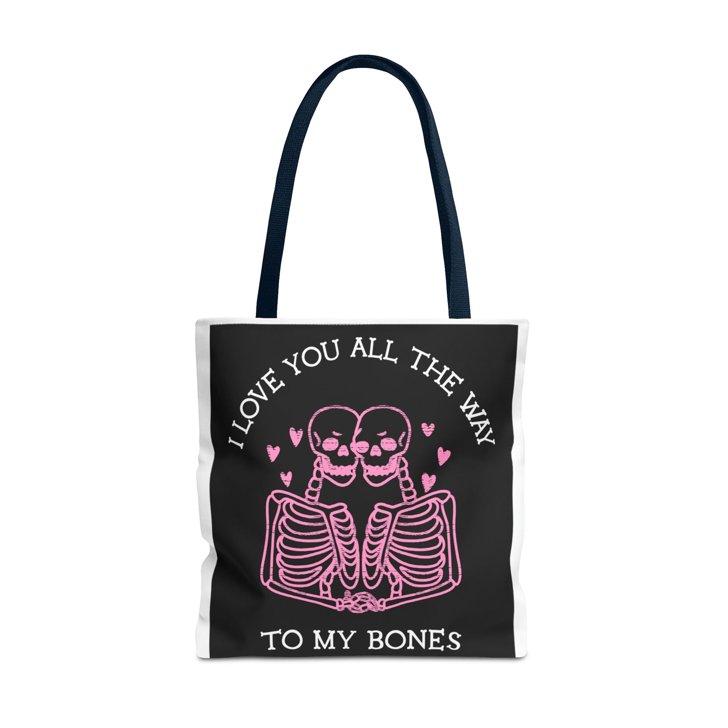 Valentine Skeleton Love Tote Bag (AOP) - Babaccam