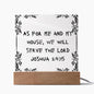 As For Me and My House Joshua 24:15 - Babaccam