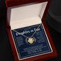 To My Daughter-in-law Love Knot Necklace