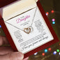 To My Daughter Interlocking Heart Forever Love Christmas Gifts and Gifts for Special Moment - Babaccam