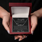 To My Daughter Personalized Name necklace - Babaccam