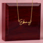 To My Daughter Personalized Name necklace - Babaccam