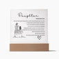 Personalized Daughter Acrylic - Noun DAW-TAH Gifts for Daughter for Christmas, Birthday and Special Moments - Babaccam
