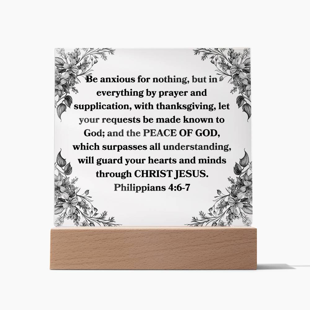 Be Anxious For Nothing