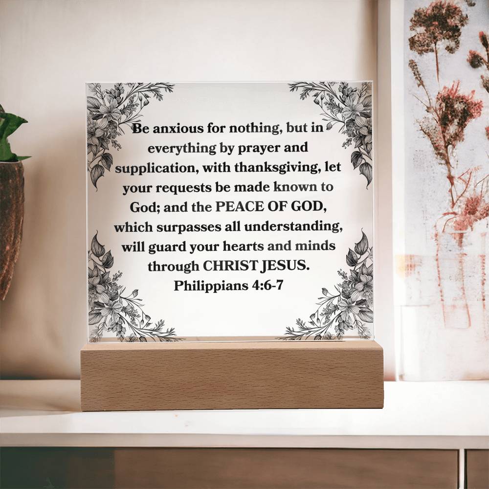 Be Anxious For Nothing