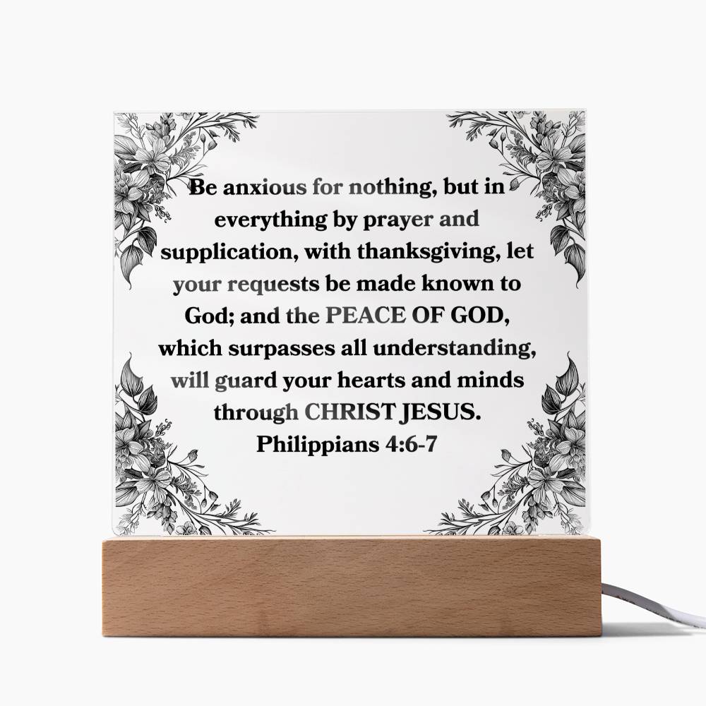 Be Anxious For Nothing