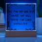 As for me ........ Joshua 24:15