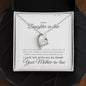 To My Daughter-in-Law Forever Love Necklace - Babaccam