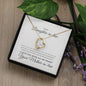 To My Daughter-in-Law Forever Love Necklace - Babaccam