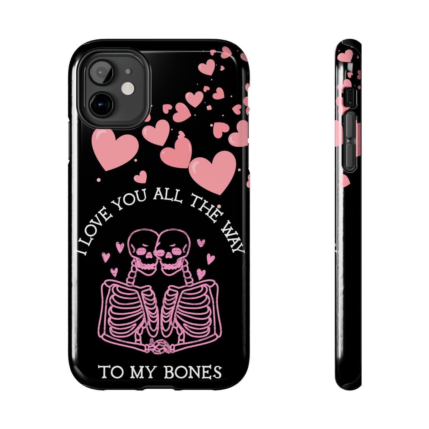Skeleton love Tough Phone Cases - Babaccam