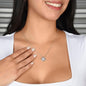 To my daughter father OLD LION Love Knot necklace - Babaccam
