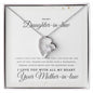 To My Daughter - in - Law Forever Love Necklace - Babaccam
