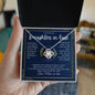 To My Daughter - in - law Love Knot Necklace - Babaccam