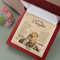 To My Daughter's Old Lion Everlasting DAD Love Necklace - Babaccam