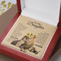 To My Daughter's Old Lion Everlasting DAD Love Necklace - Babaccam
