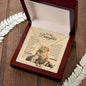 To My Daughter's Old Lion Everlasting DAD Love Necklace - Babaccam
