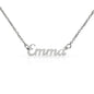 Custom Name Necklace no Message Card - Babaccam