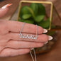 Custom Name Necklace no Message Card - Babaccam