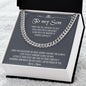 My Son| Take Risks - Cuban Link Chain - Babaccam