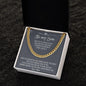 My Son| Take Risks - Cuban Link Chain - Babaccam