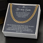 My Son| Take Risks - Cuban Link Chain - Babaccam