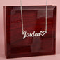 Personalized name necklace + Heart (no MC) - Babaccam