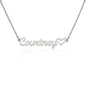 Personalized name necklace + Heart (no MC) - Babaccam