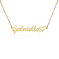Personalized name necklace + Heart (no MC) - Babaccam