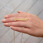 Personalized name necklace + Heart (no MC) - Babaccam