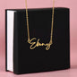 Signature Name Necklace no Message Card - Babaccam