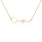 Signature Name Necklace no Message Card - Babaccam
