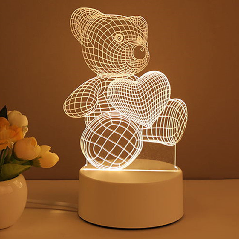 Night Light Table Lamp Bedside Lamp Bedroom - Babaccam