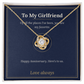 Love Knot Necklace for Girlfriend, Anniversary Gift