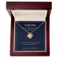 Love Knot Necklace for Wife, Anniversary Gift