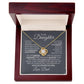 To My Daughter Love Knot Necklace - Babaccam