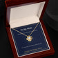 Love Knot Necklace for Mom, Birthday Gift From Daughter or Son