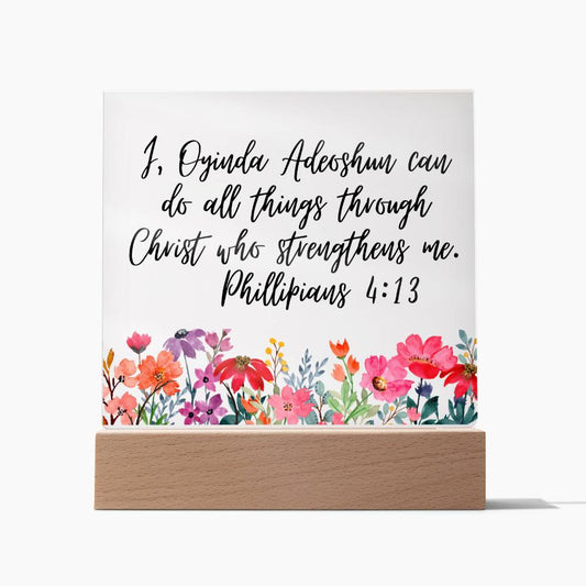 I can do all things through Christ. - Babaccam