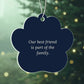 Pet Lover Christmas Ornament, Acrylic Paw Keepsake